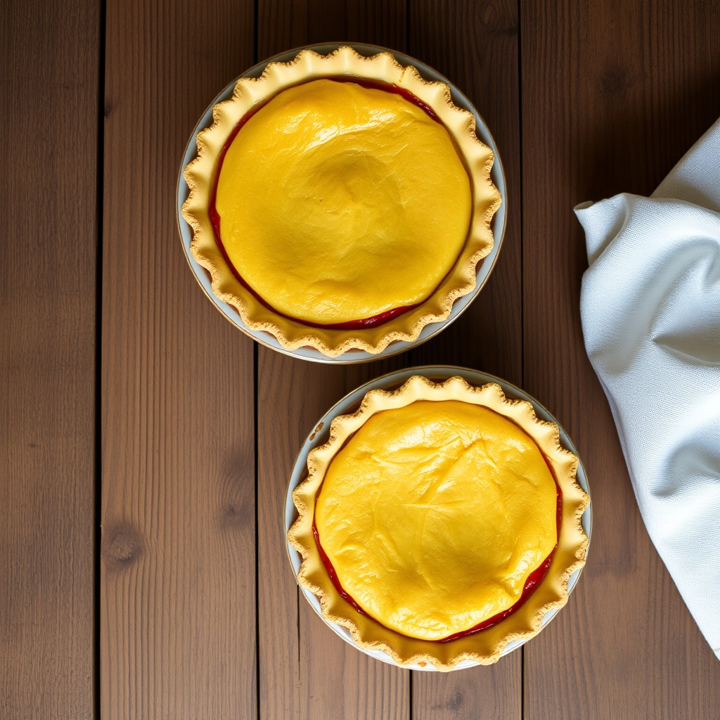 2 Baked Pie Shells(Fruit Pie)
