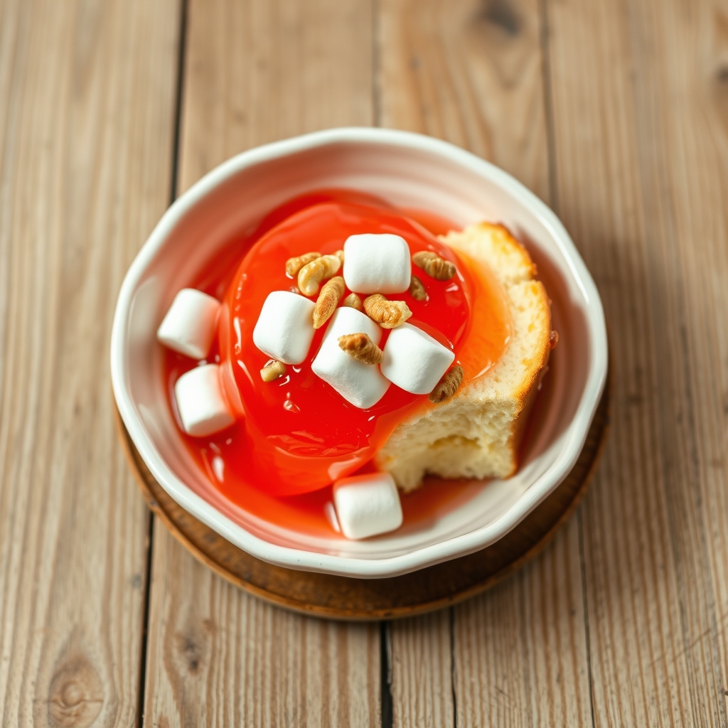 Angel Food Cake And Jello