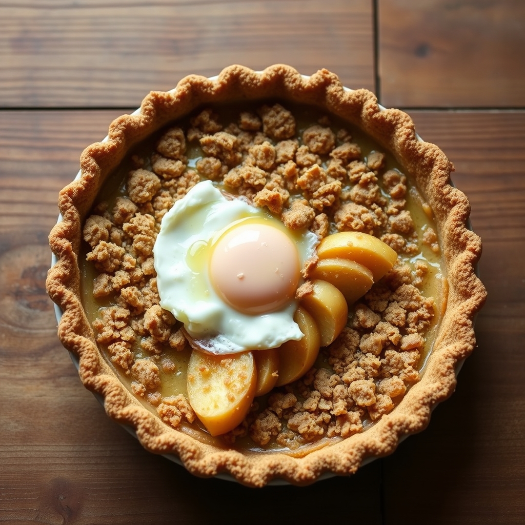 Apple Crisp Pie