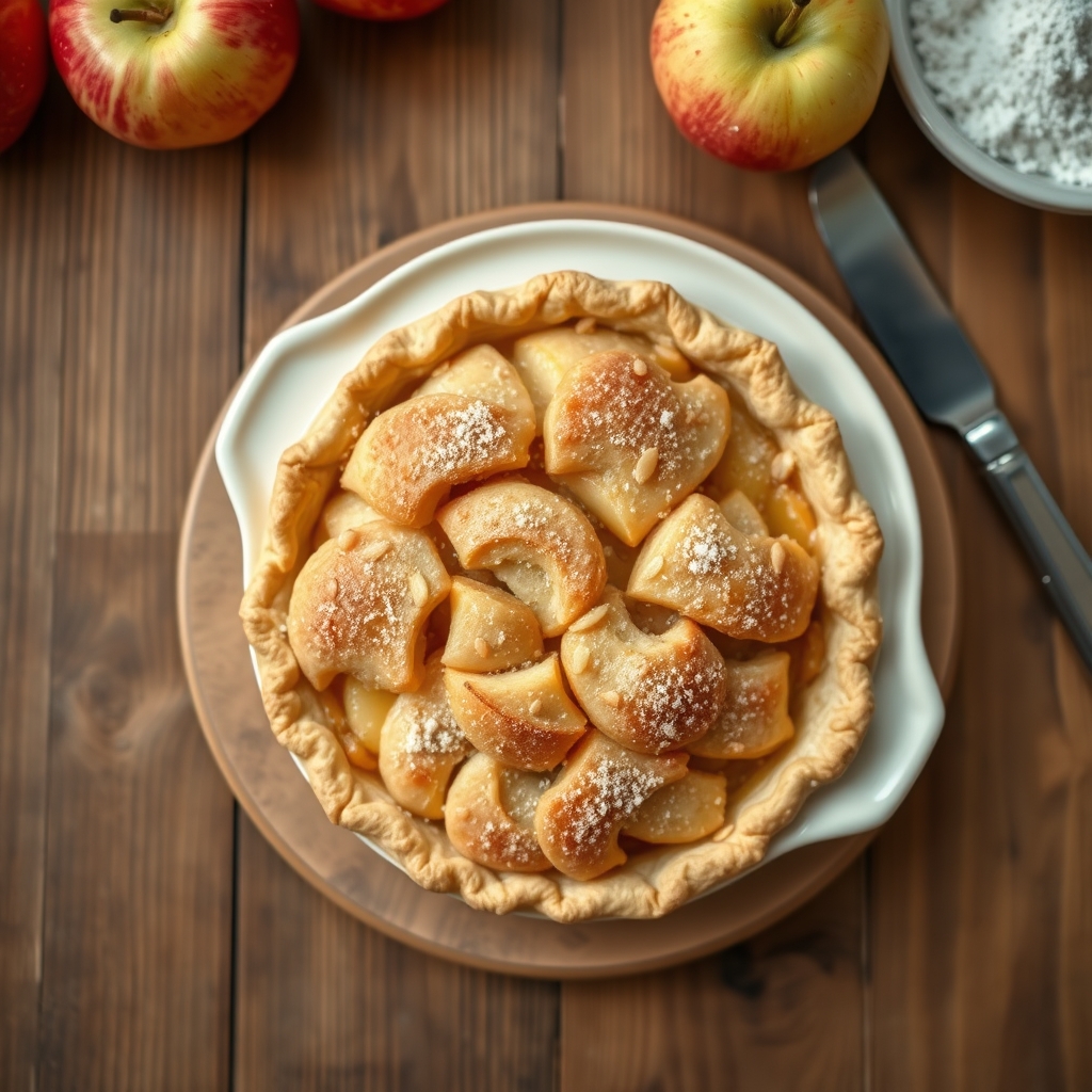 Apple Pie Candied Crust