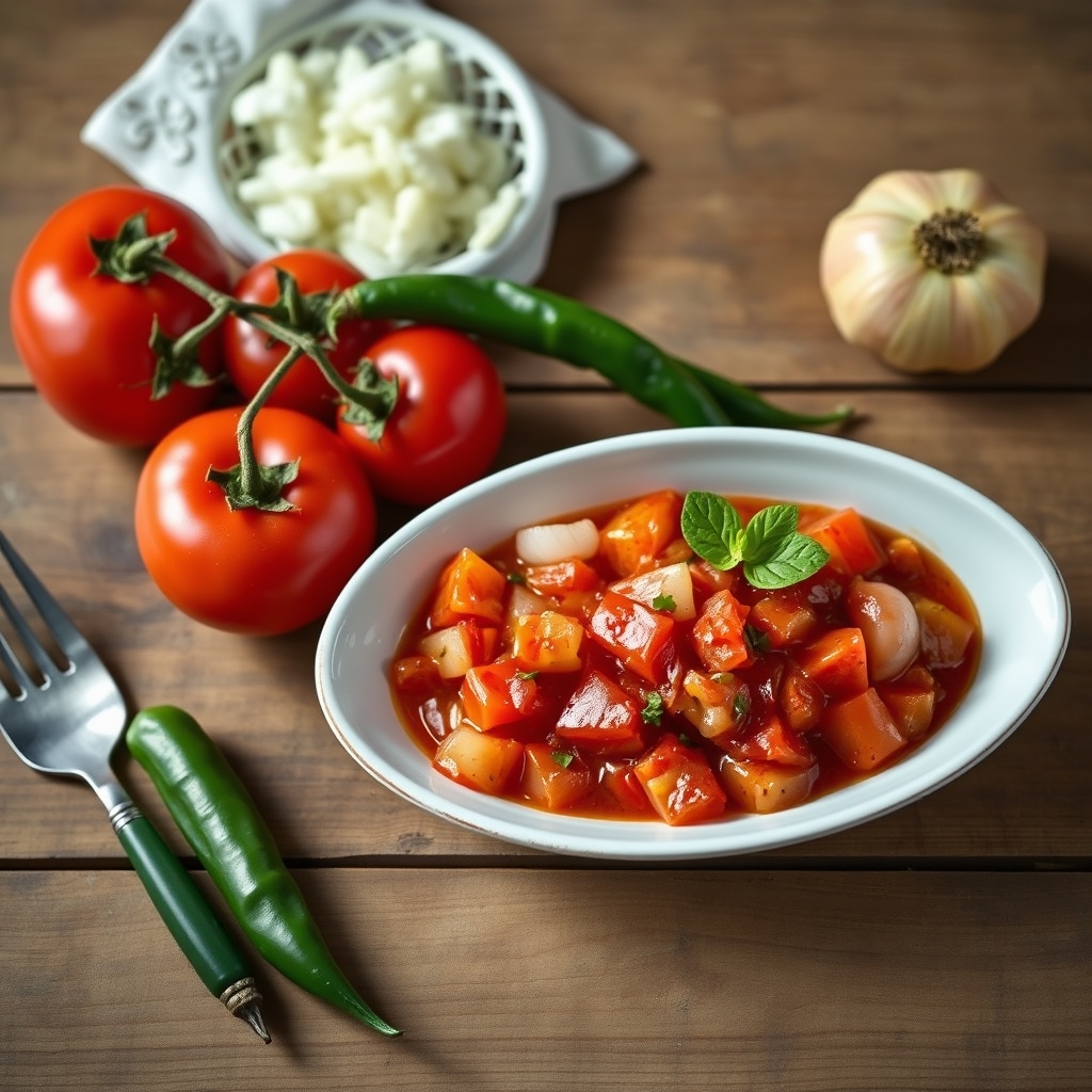 Aunt Mamie'S Tomato Relish(Good To Put On Vegetables)
