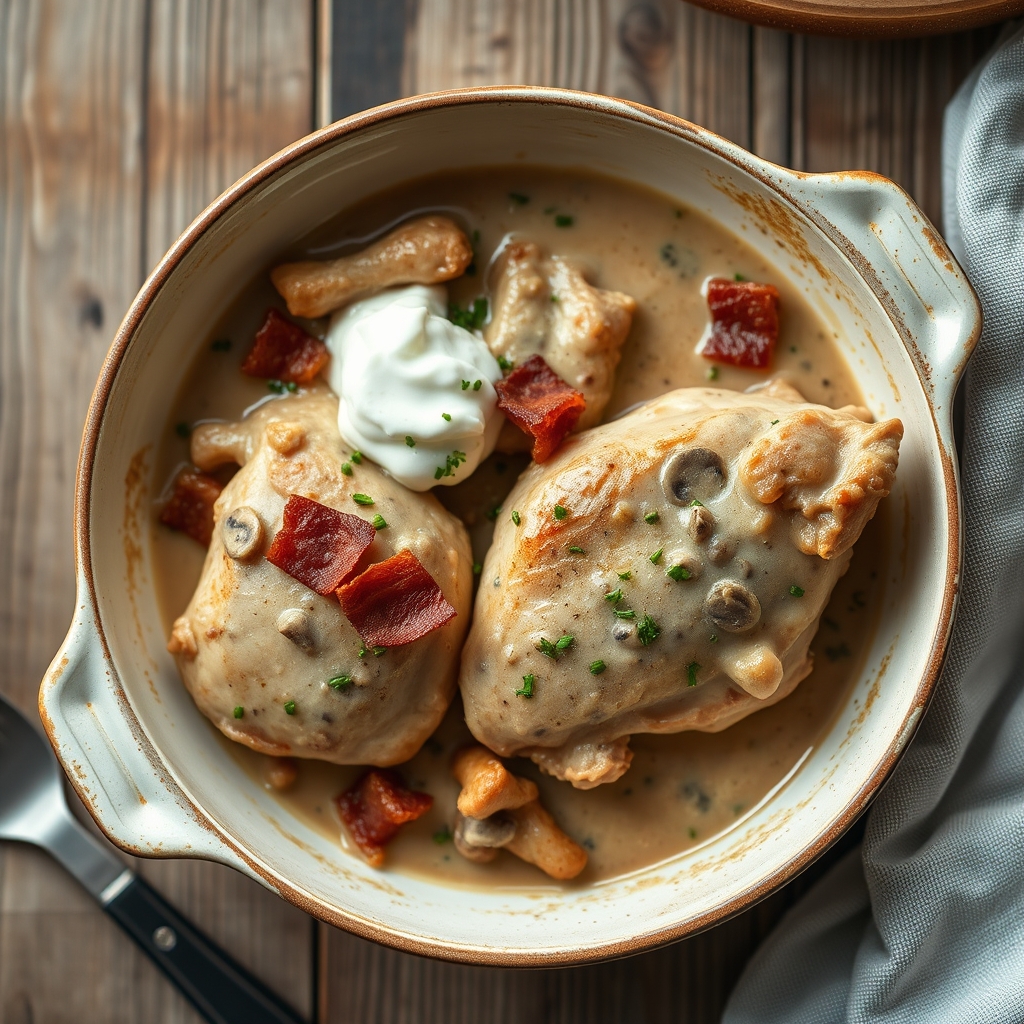 Baked Beef And Chicken