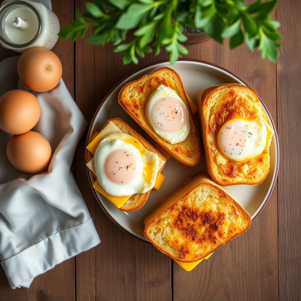 Baked Cheese Sandwiches