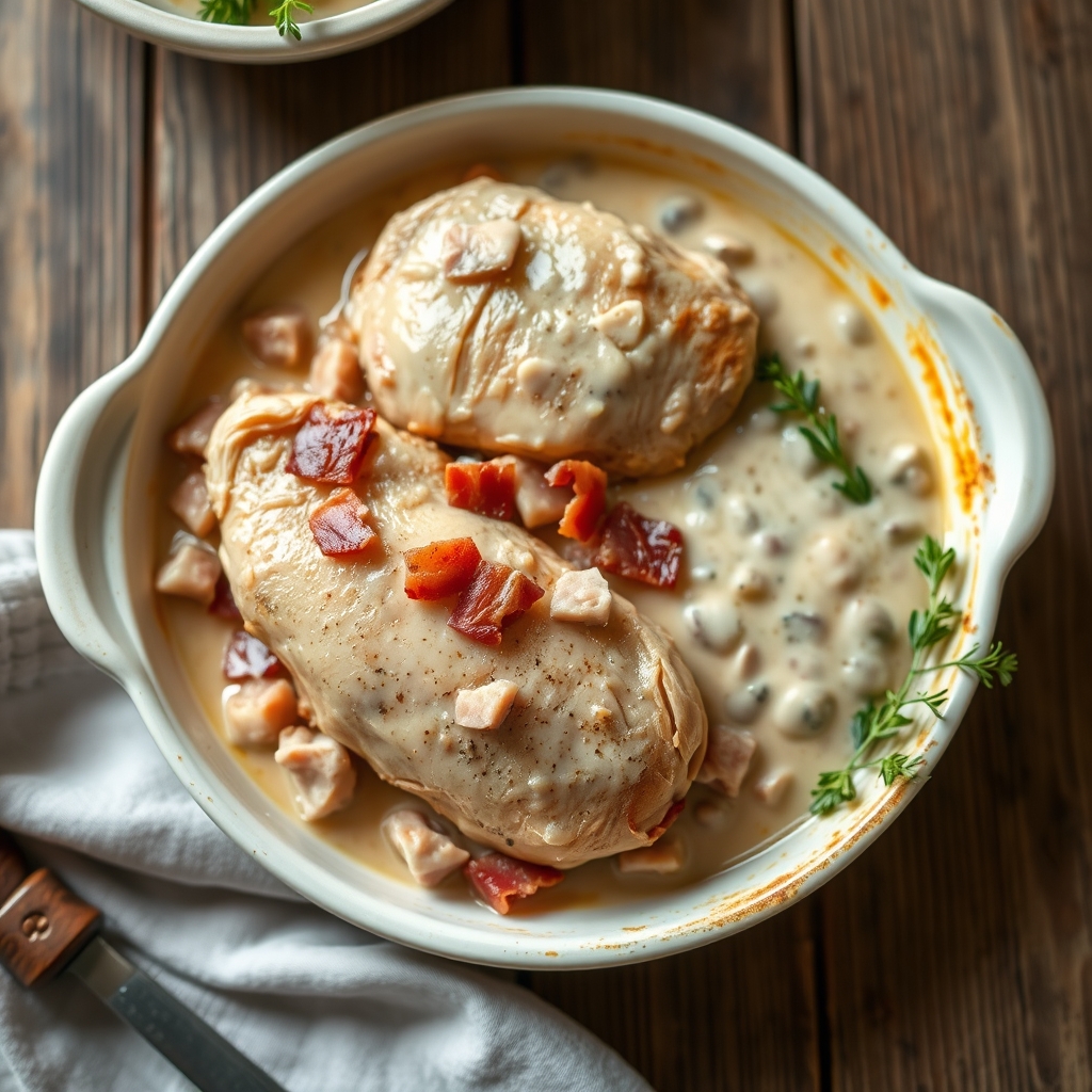 Baked Chicken And Ham