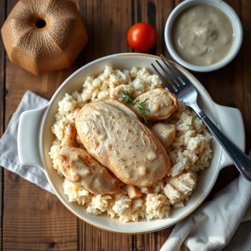 Baked Chicken In Rice