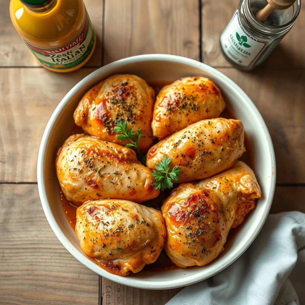 Baked Zesty Italian Chicken