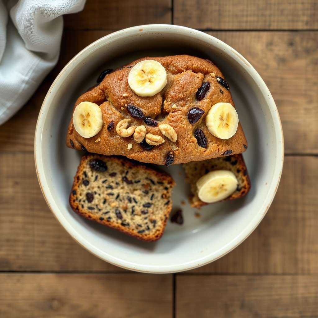 Banana-Nut Raisin Bread