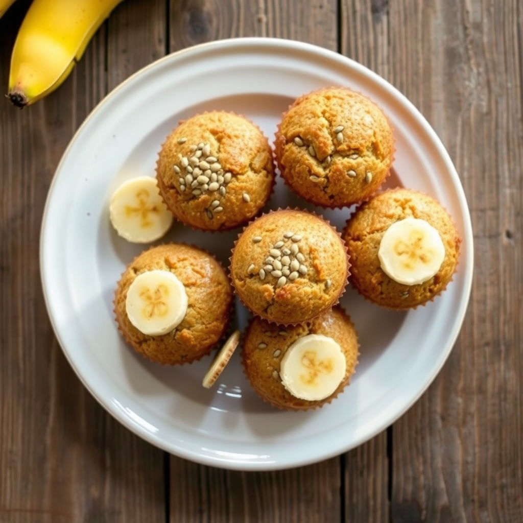 Banana Poppy-Seed Muffins