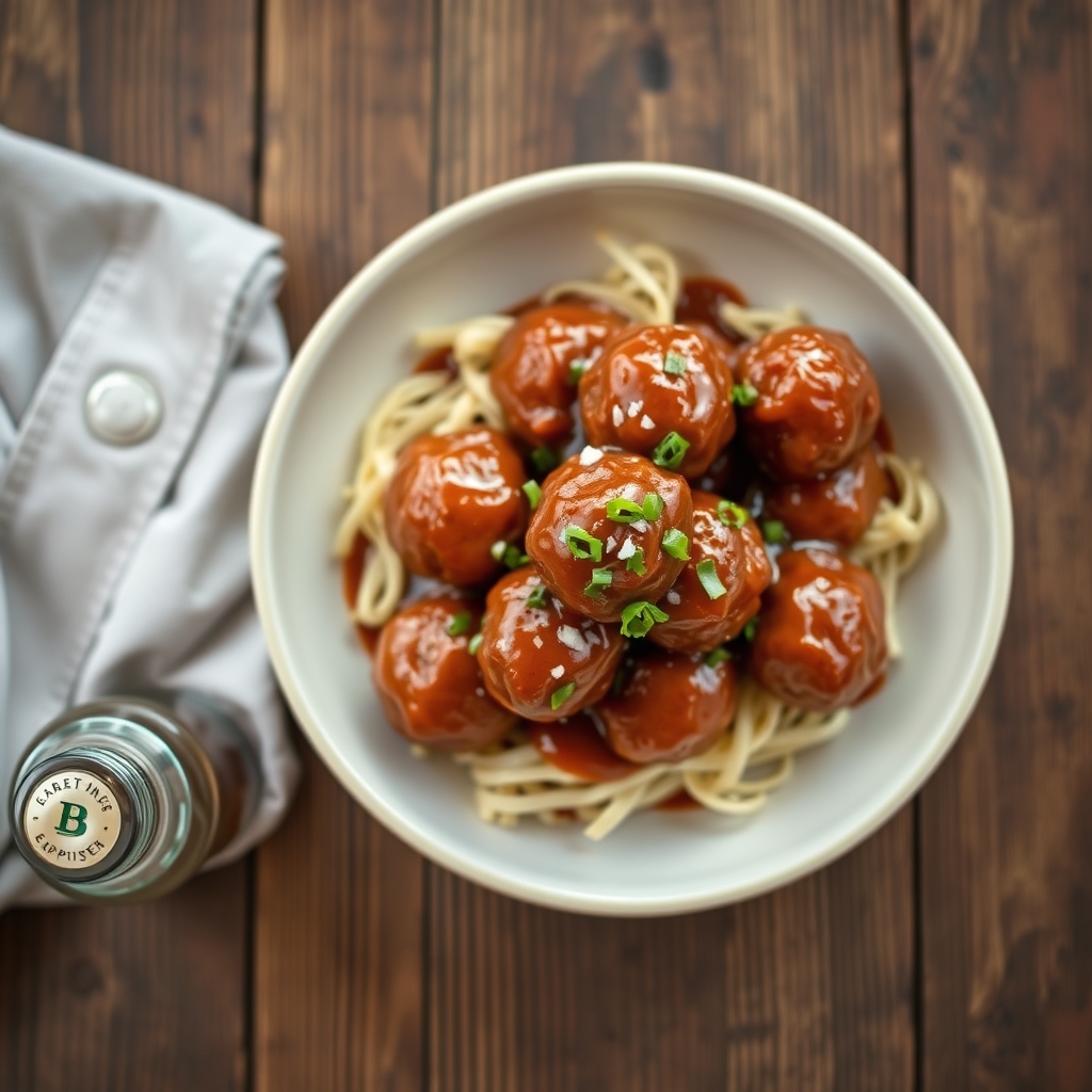 Barbecue Sauce Meatballs