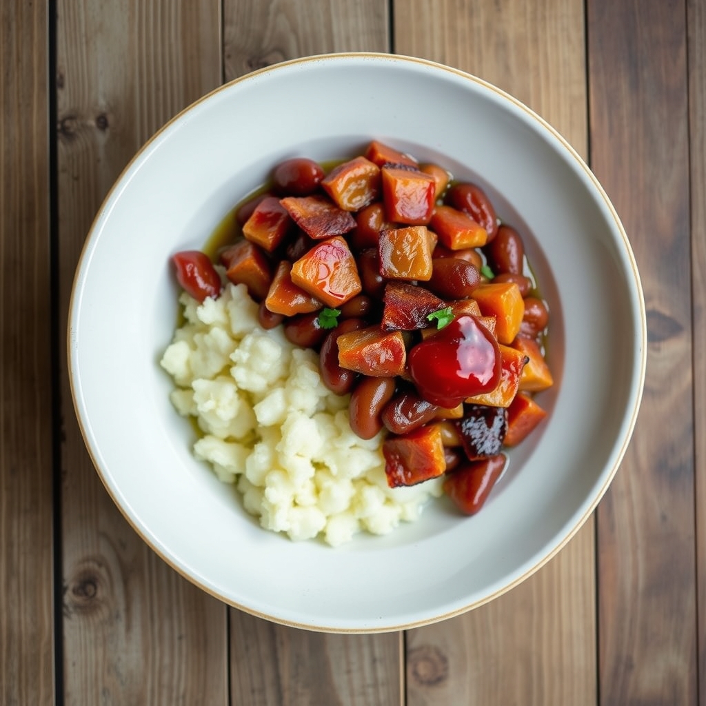 Barbecued Beans And Bacon