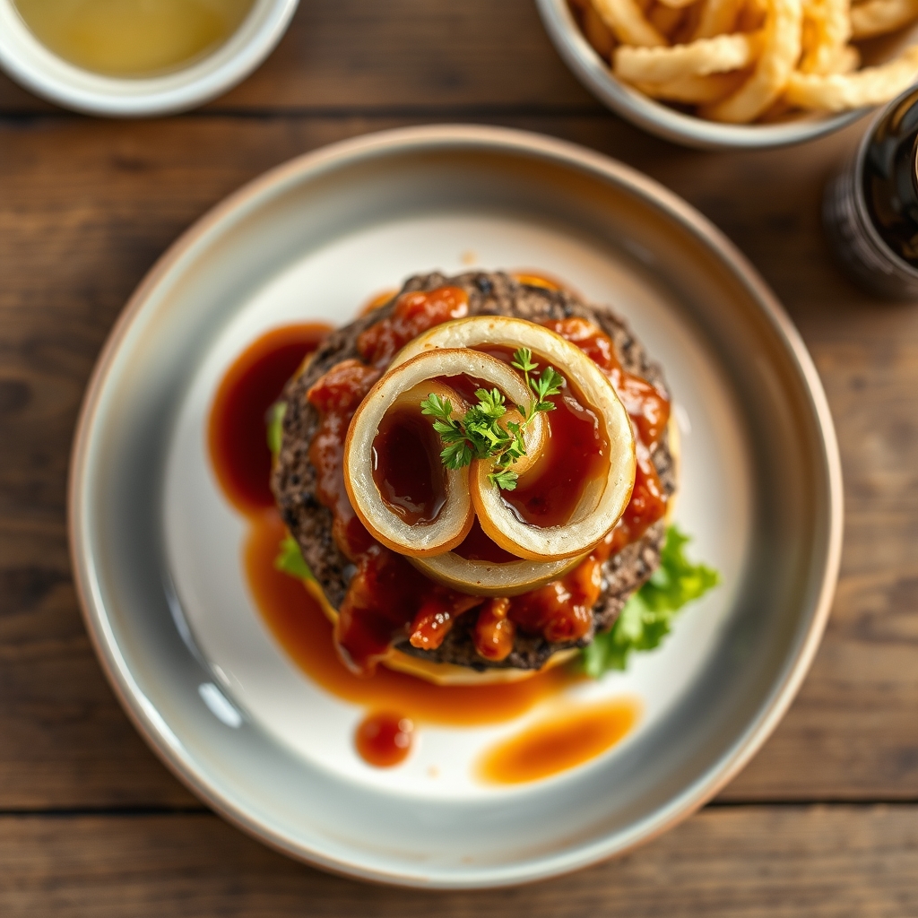 Barbecued Hamburger