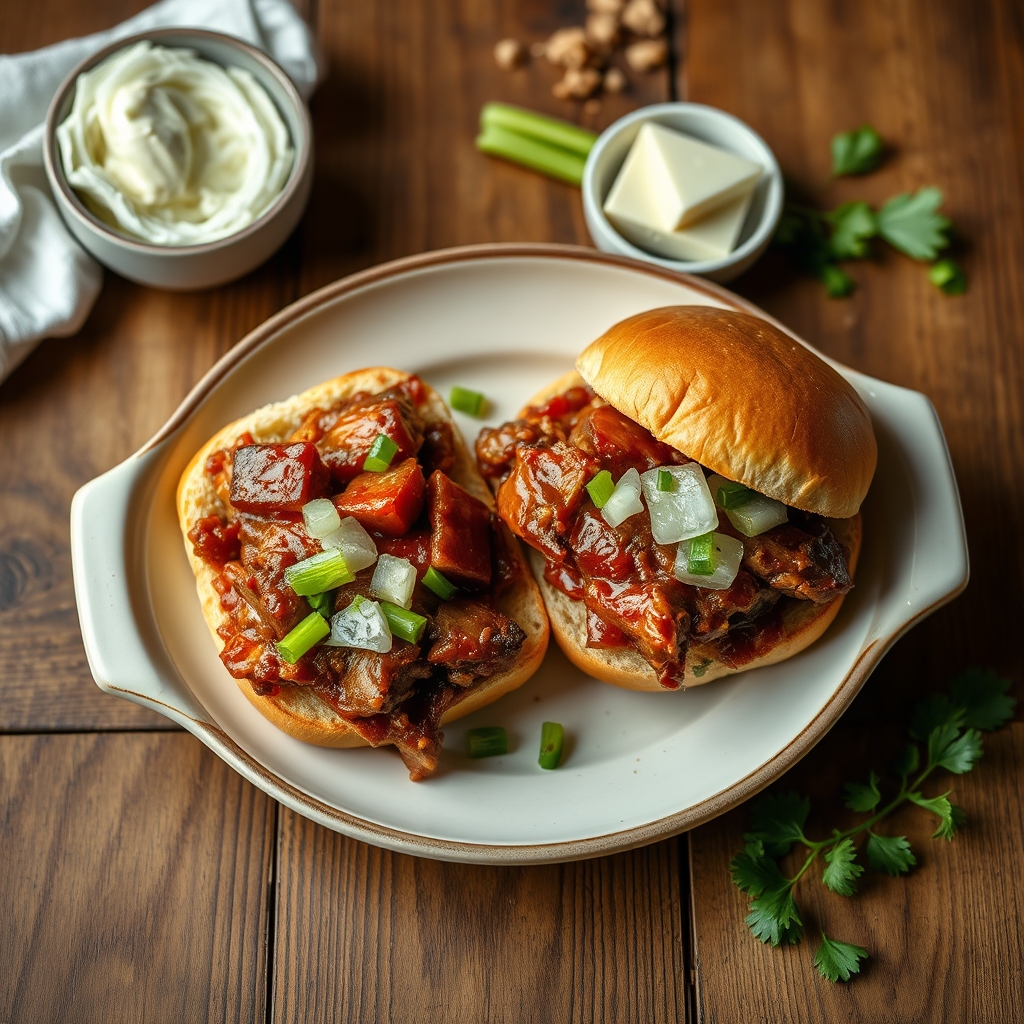 Barbecued Pork Sandwiches
