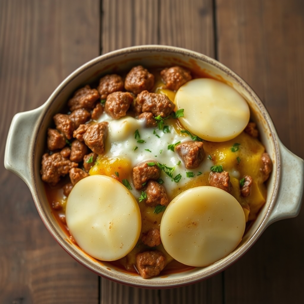 Beef And Potato Casserole