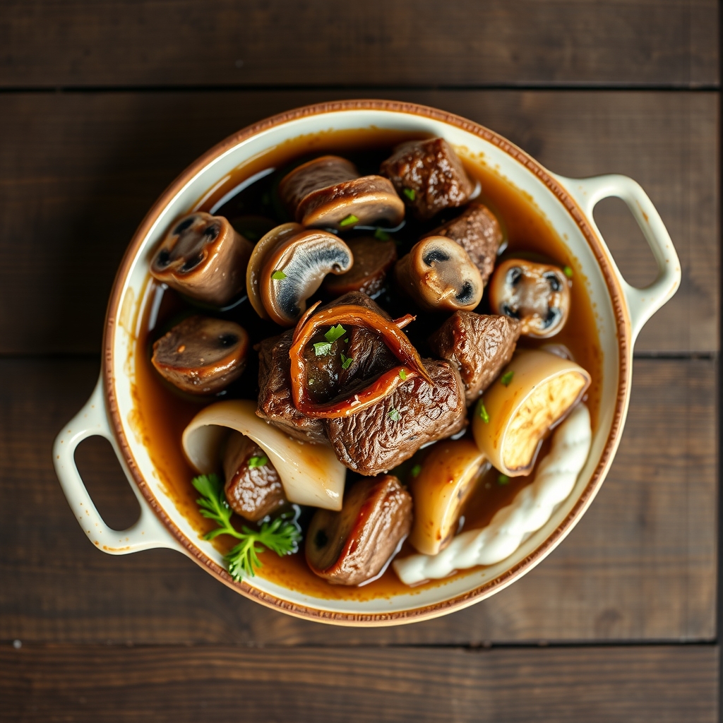 Beef Tips In Mushroom Sauce