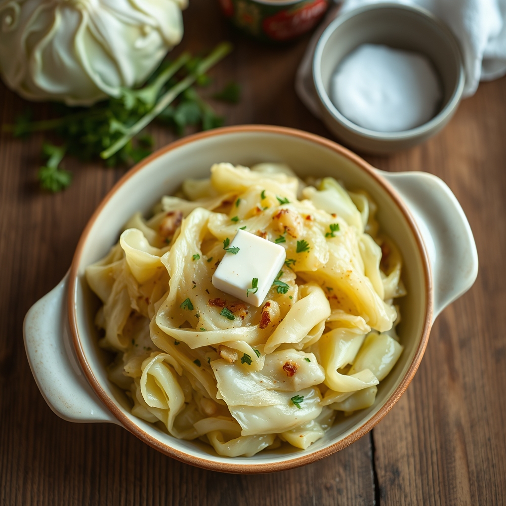 Braised Cabbage With Caraway