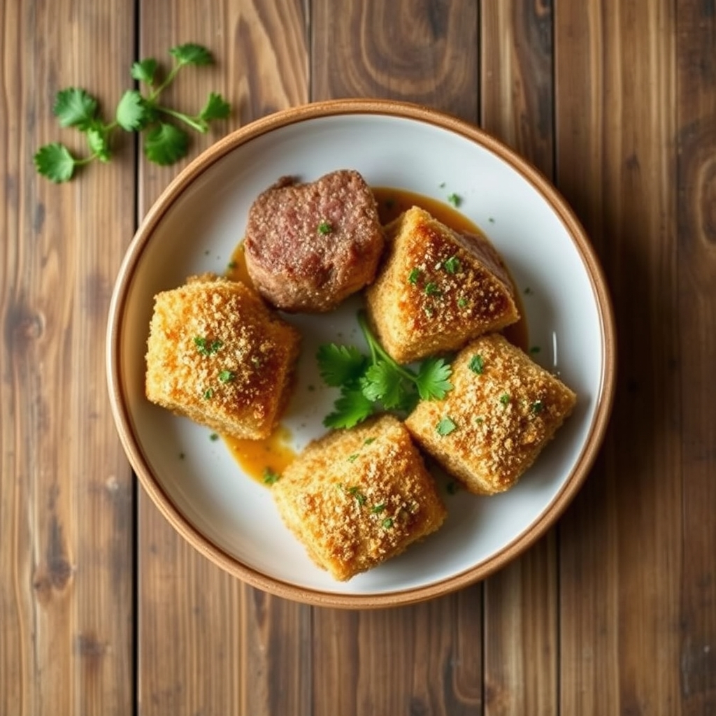 Breaded Steak Rolls