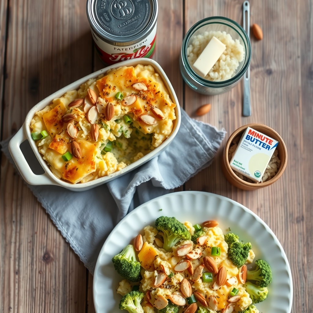 Broccoli Casserole With Almonds