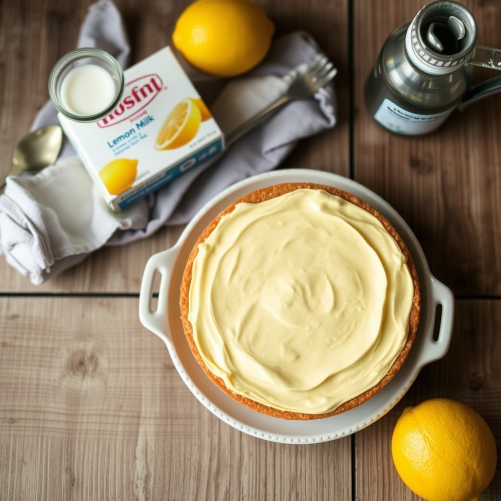 Busy Day Lemon Cheese Cake