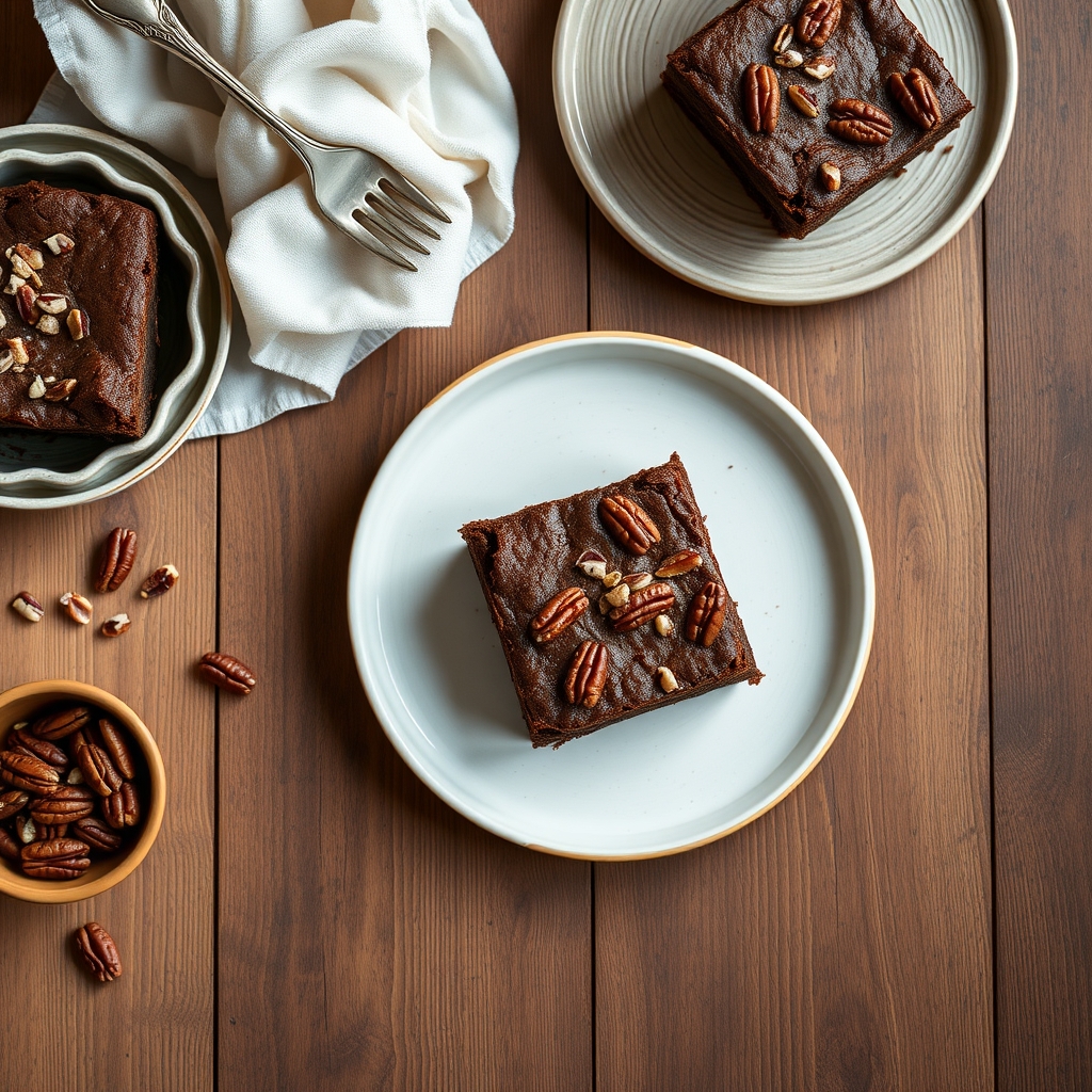 Carob Pecan Squares