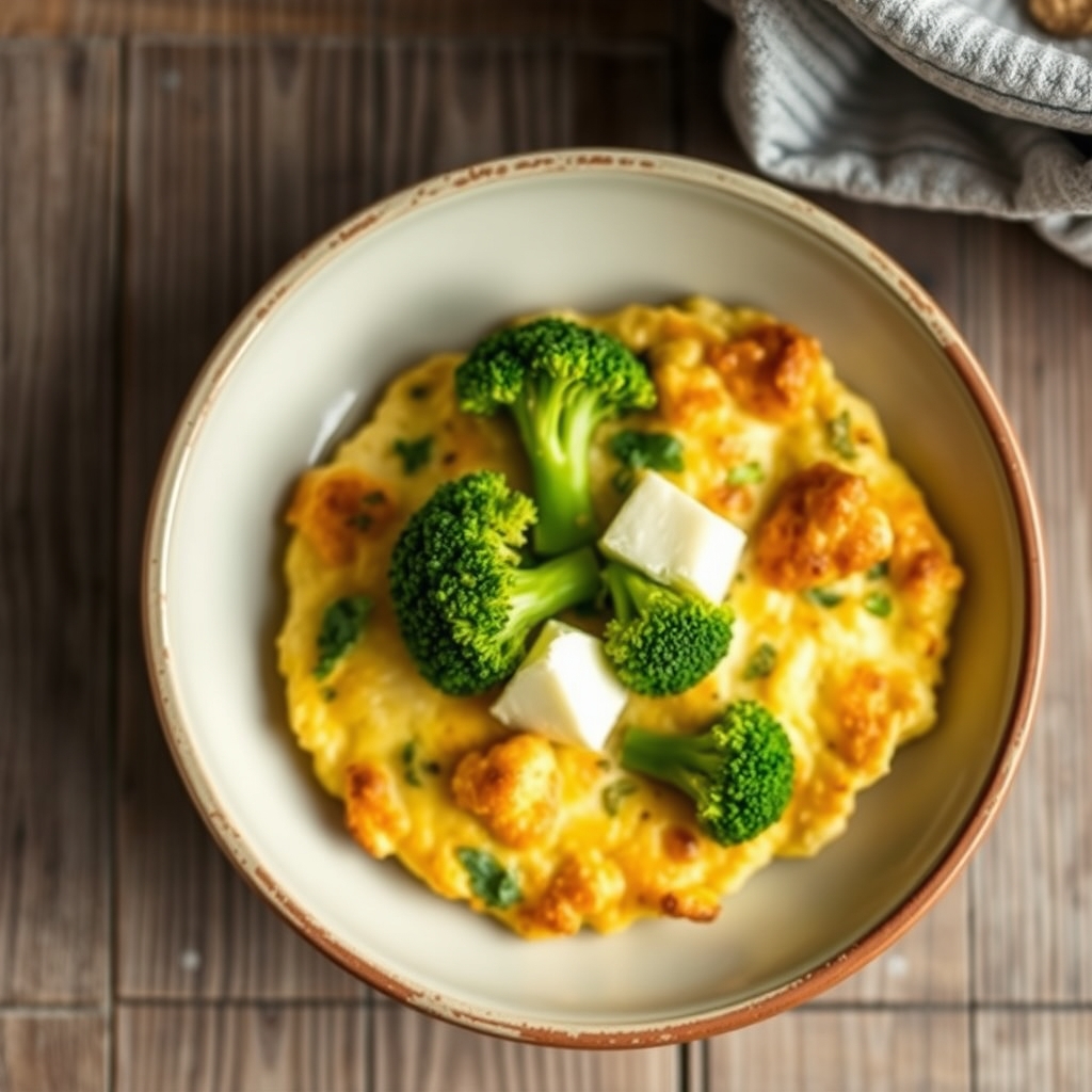 Cauliflower And Broccoli Souflettes