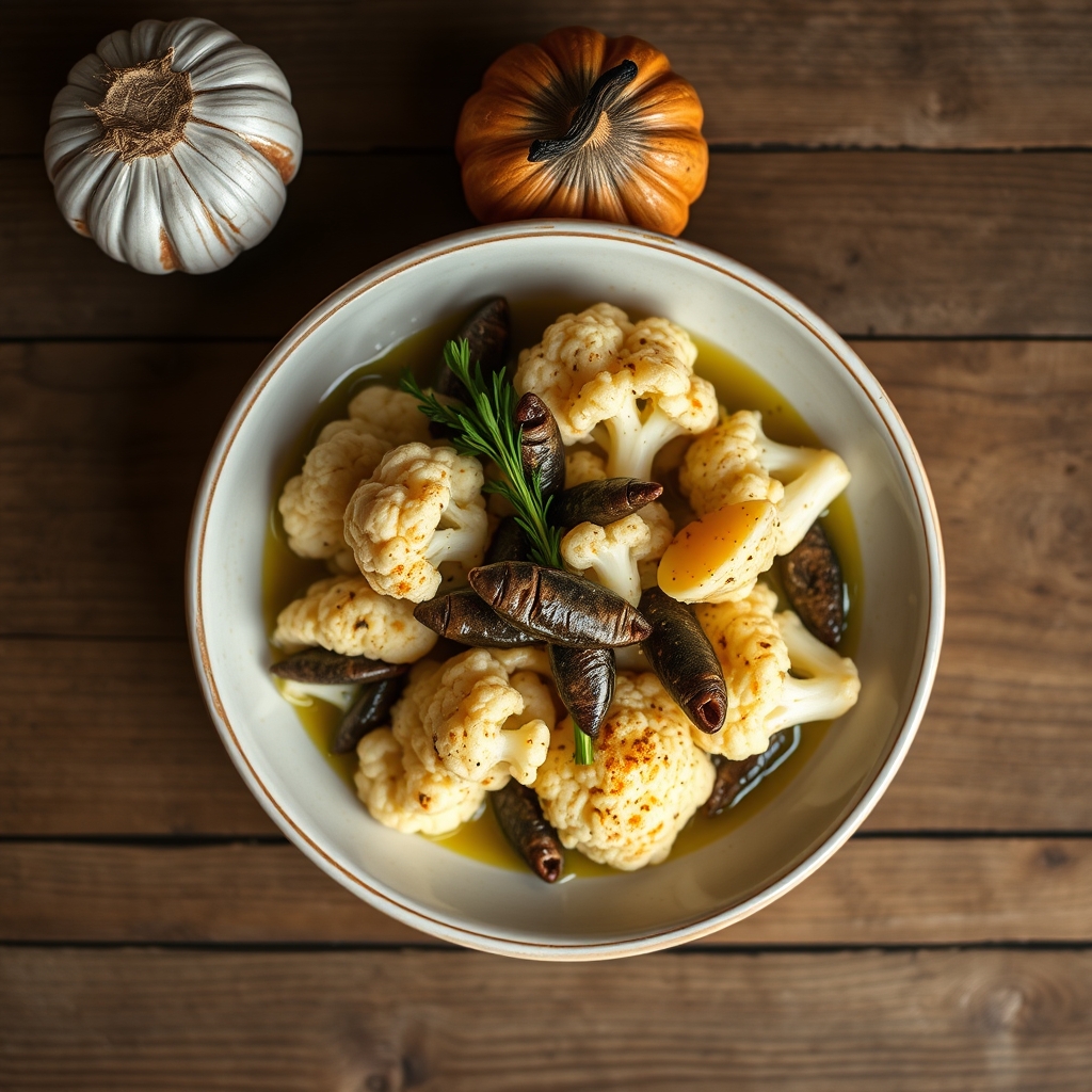 Cauliflower With Anchovy Sauce