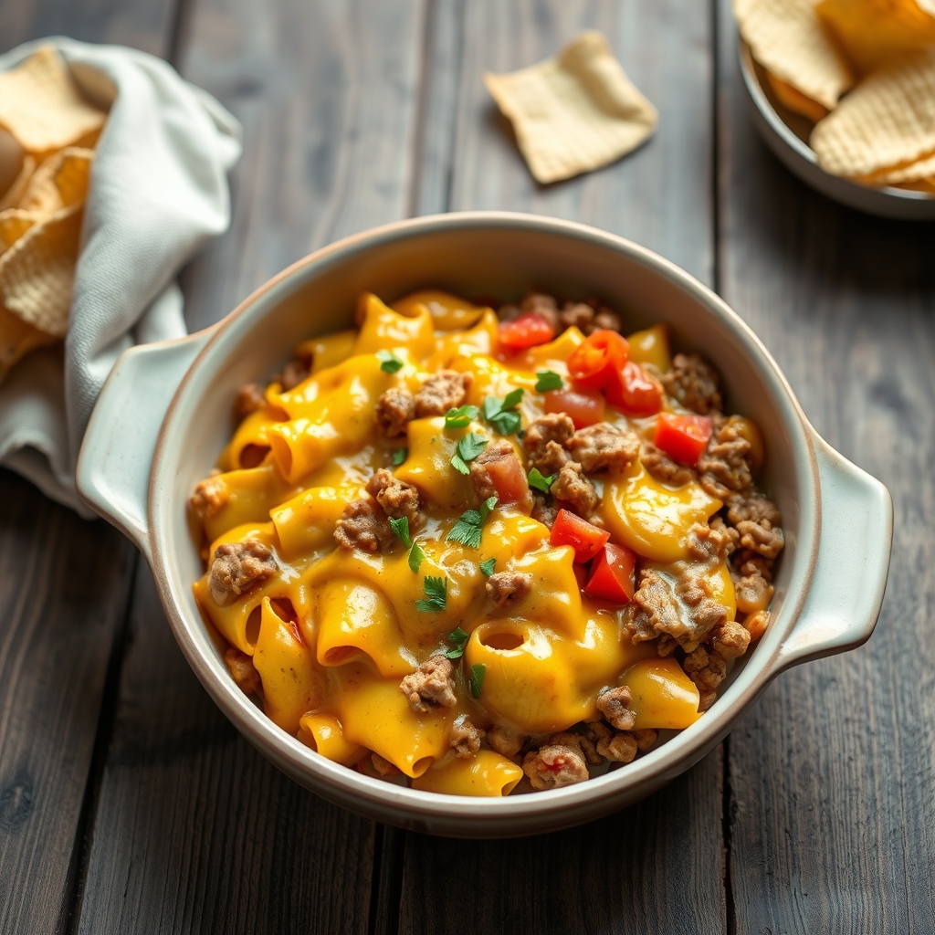 Cheese And Beef Casserole
