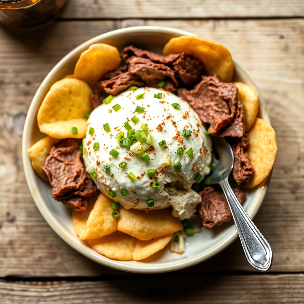 Cheese Ball With Dried Beef