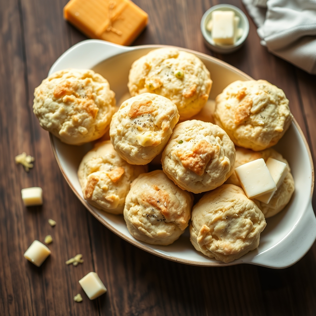 Cheese-Garlic Biscuits