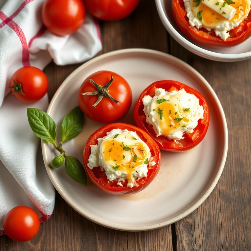 Cheese Stuffed Tomatoes