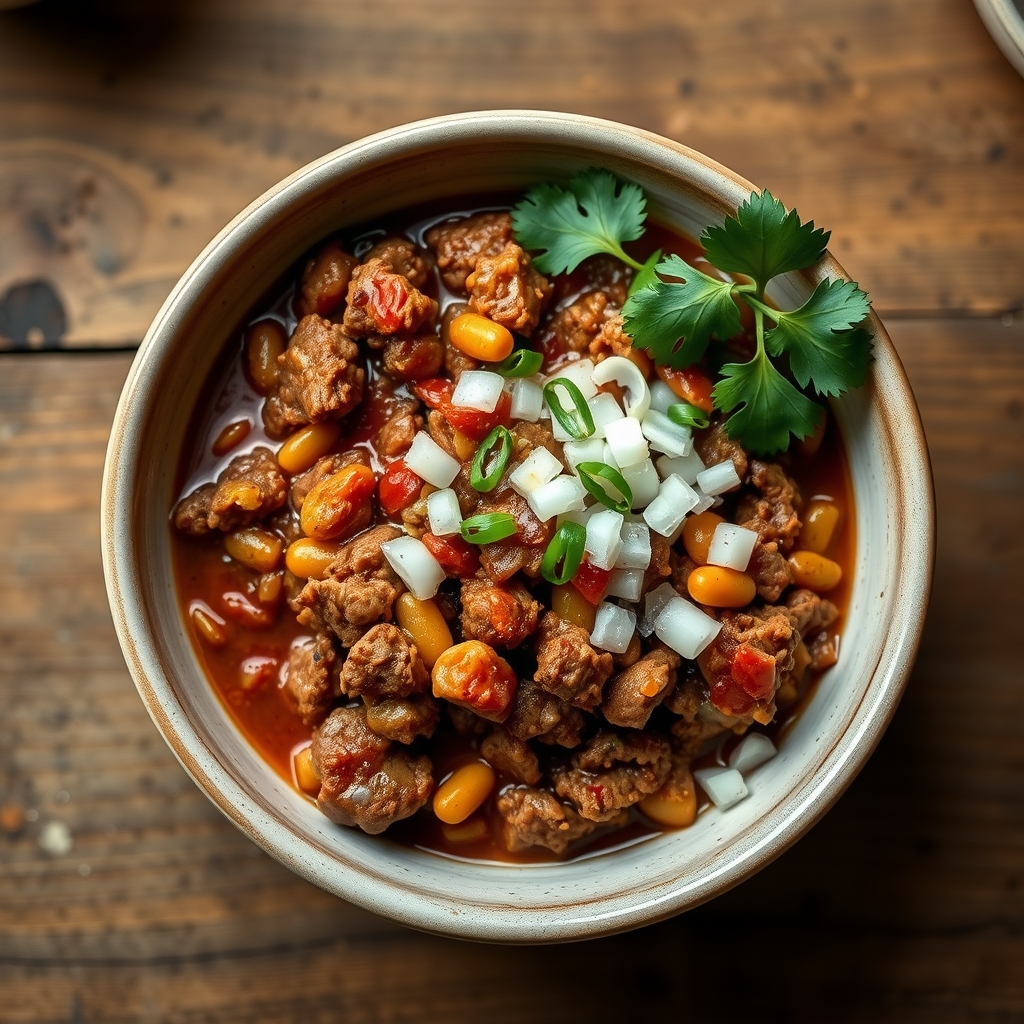 Cheeseburger Chili