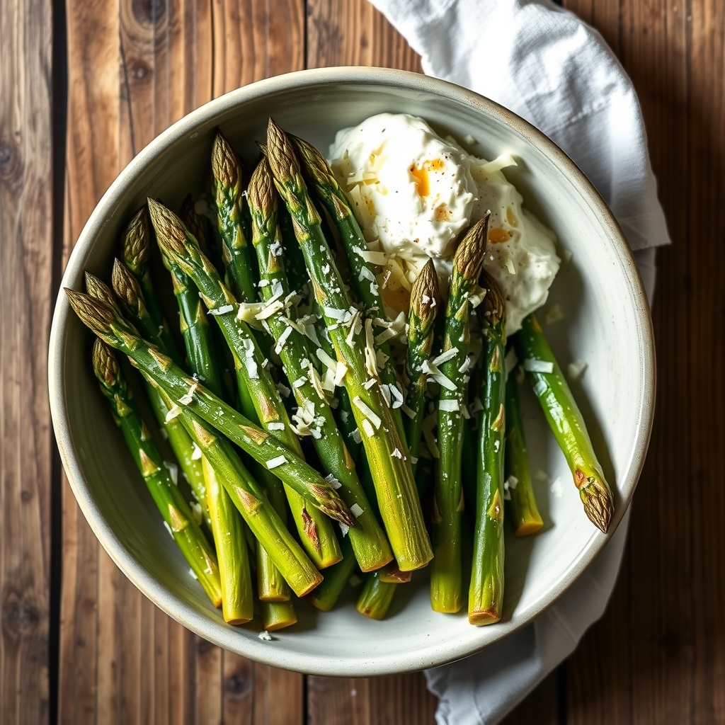 Cheesy Asparagus Spears