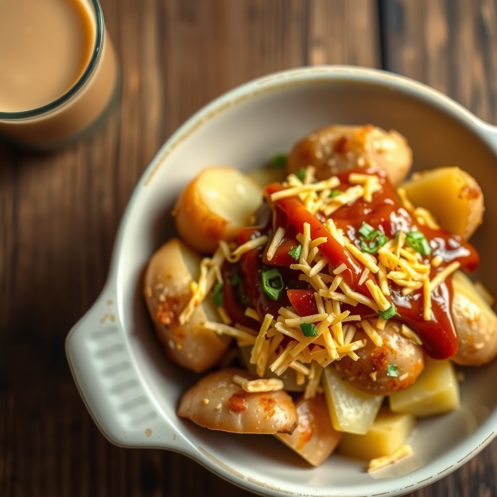 Cheesy Barbecued Potatoes