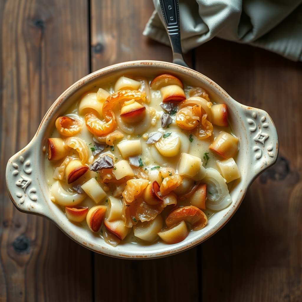 Cheesy Onion Casserole