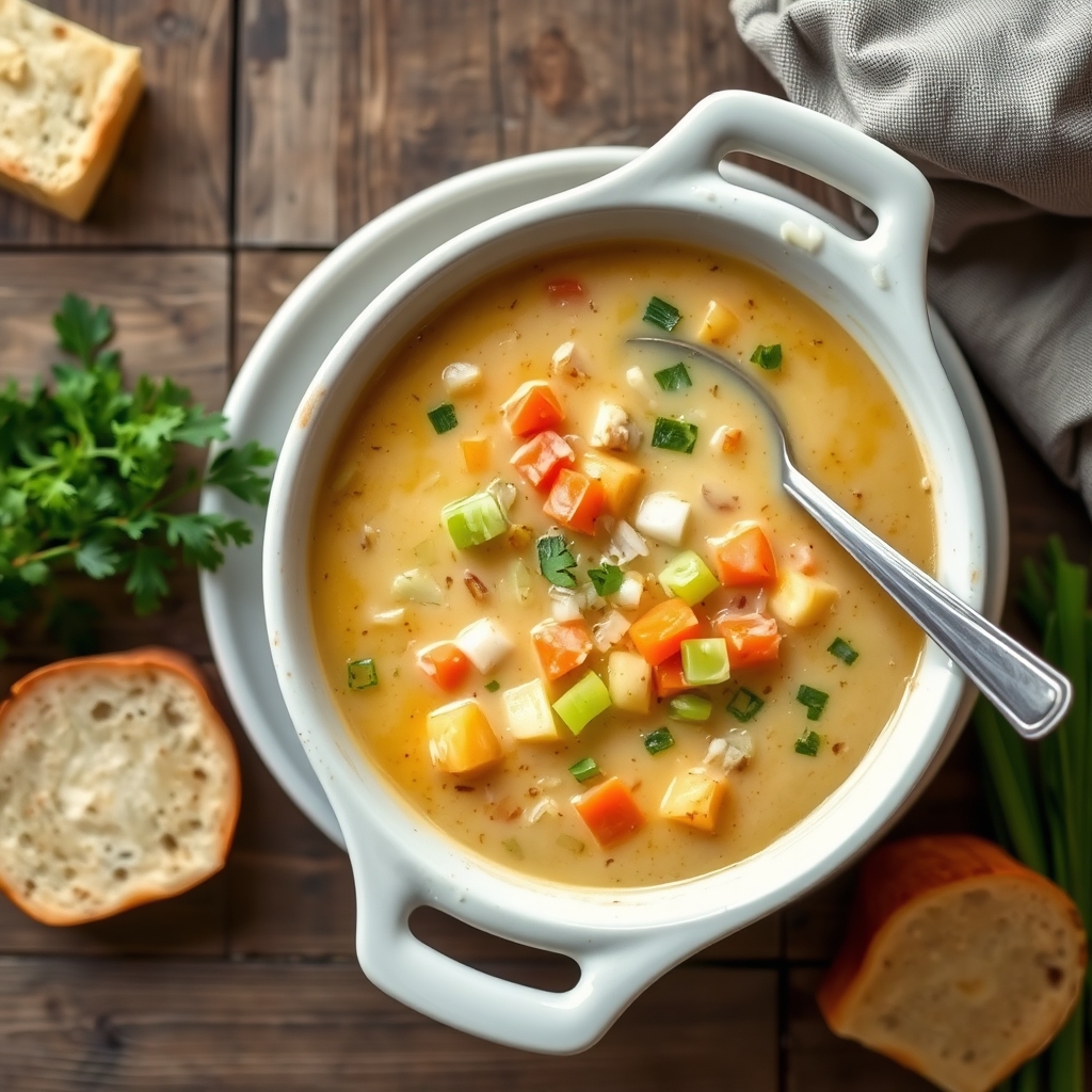 Cheesy Vegetable Chowder