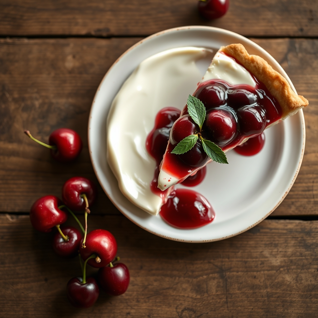Cherry Cheese Pie