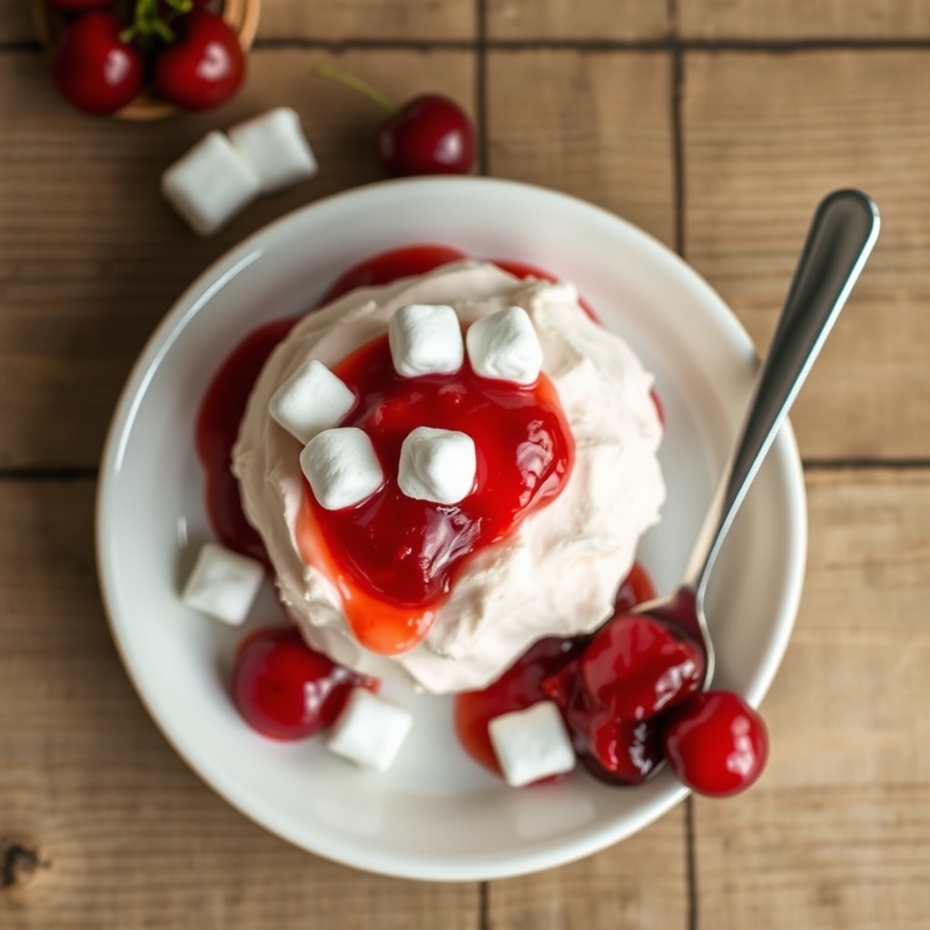 Cherry Chiffon Dessert