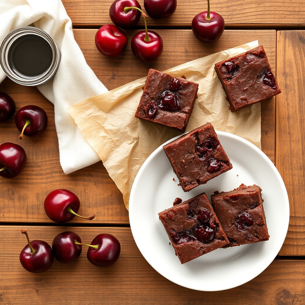 Cherry Fudge Bars