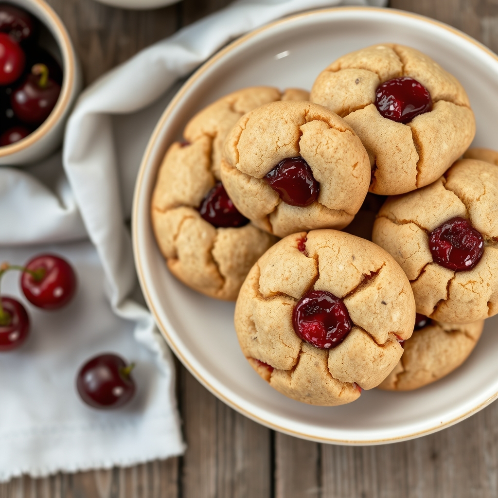 Cherry Wink Cookies