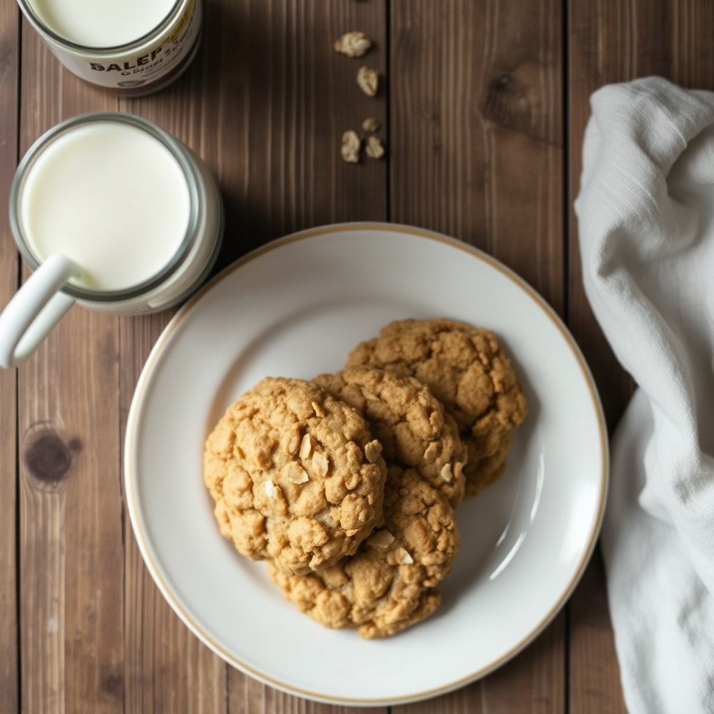 Chewy Oatmeal Cookies