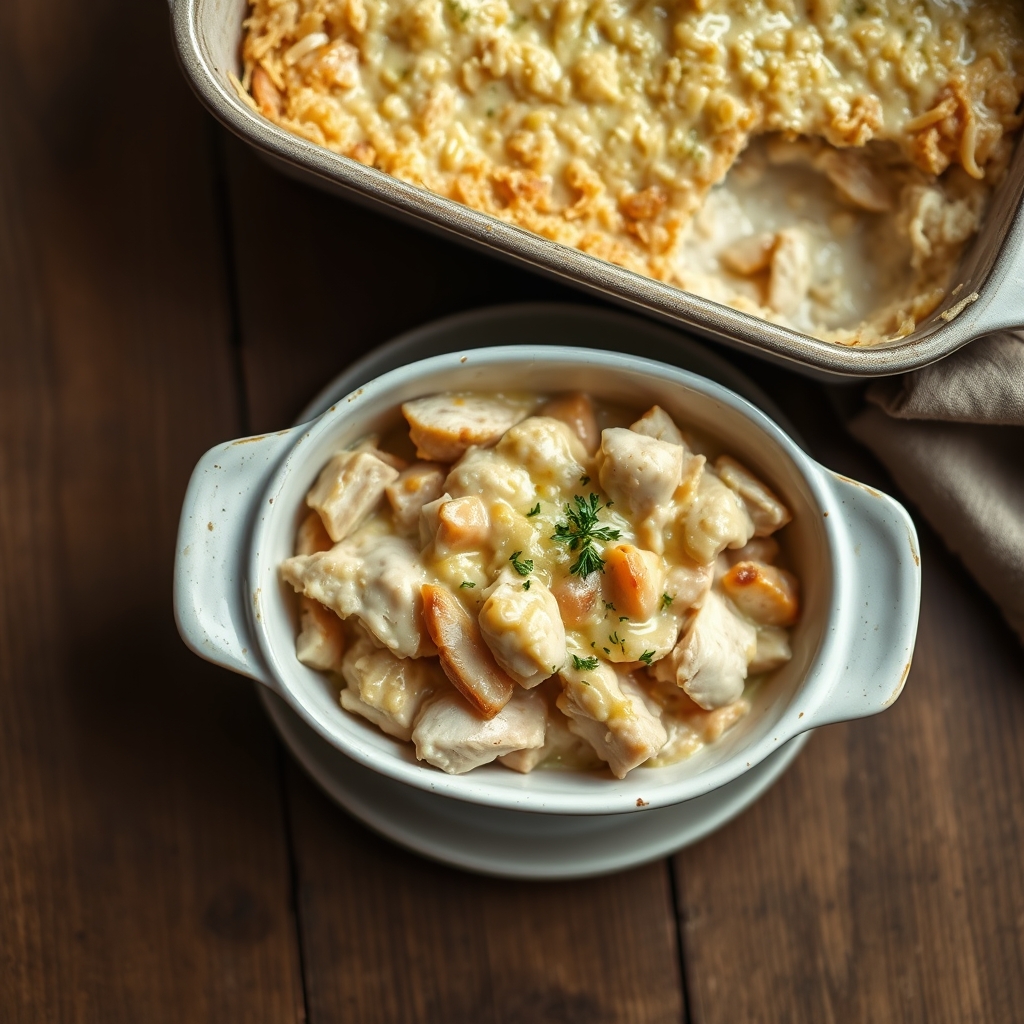 Chicken And Dressing Casserole