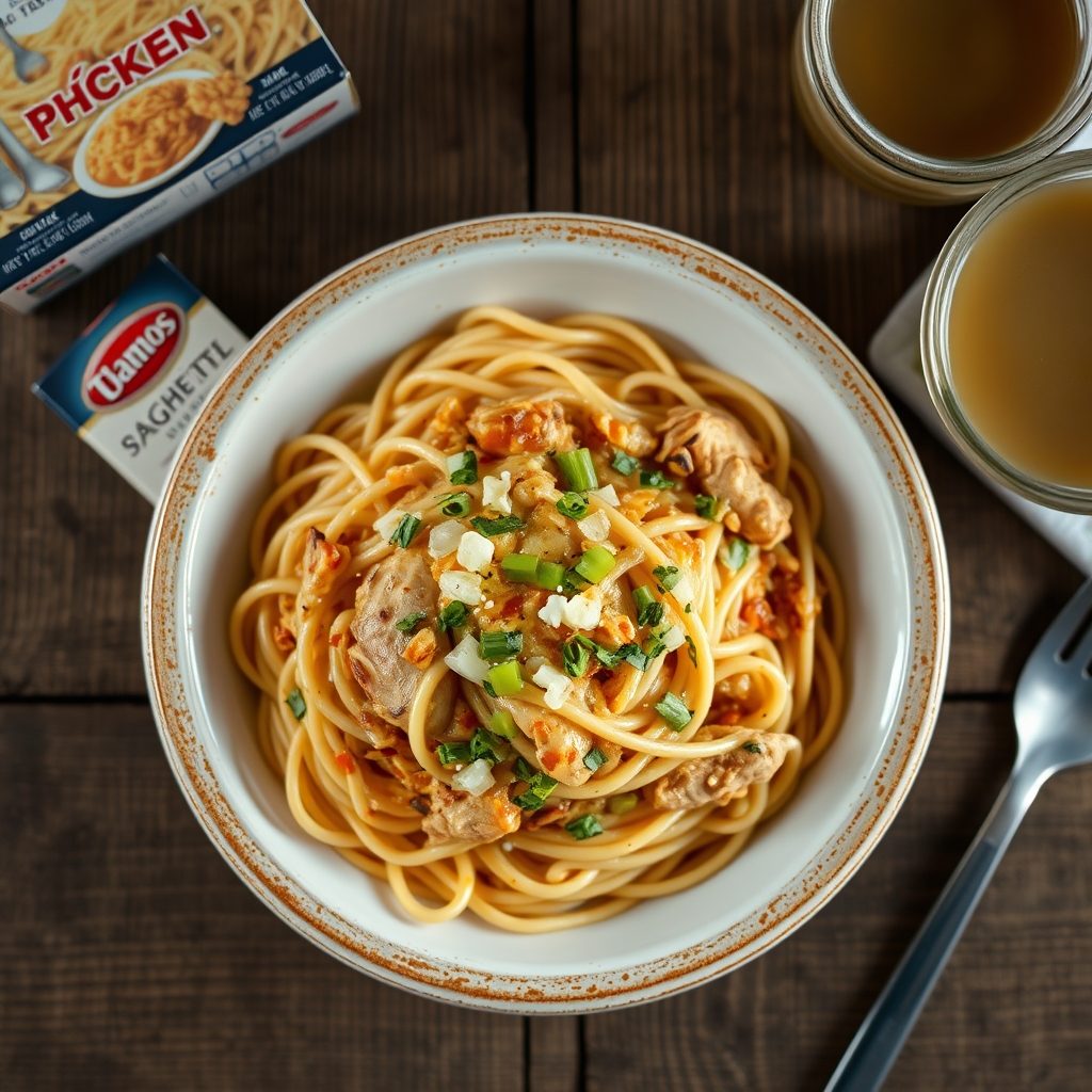 Chicken & Spaghetti Casserole