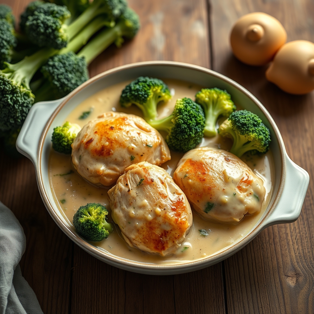 Chicken, Broccoli And Cheese Casserole