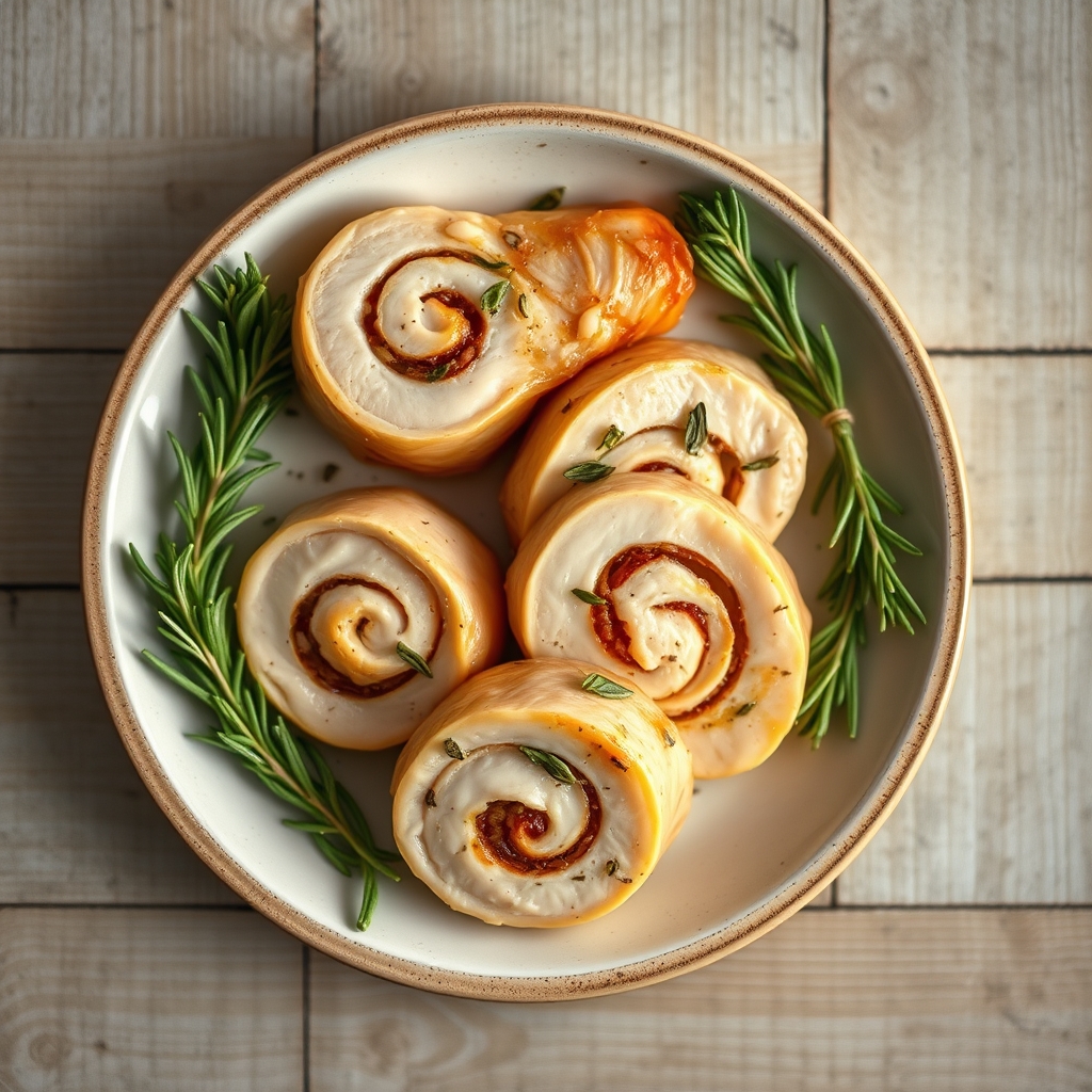 Chicken Swirl Slices