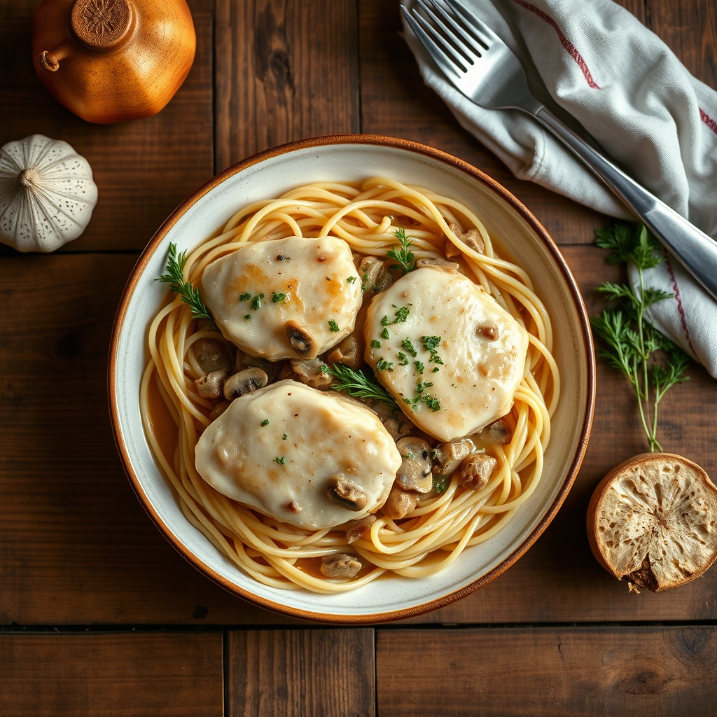 Chicken Tetrazzini