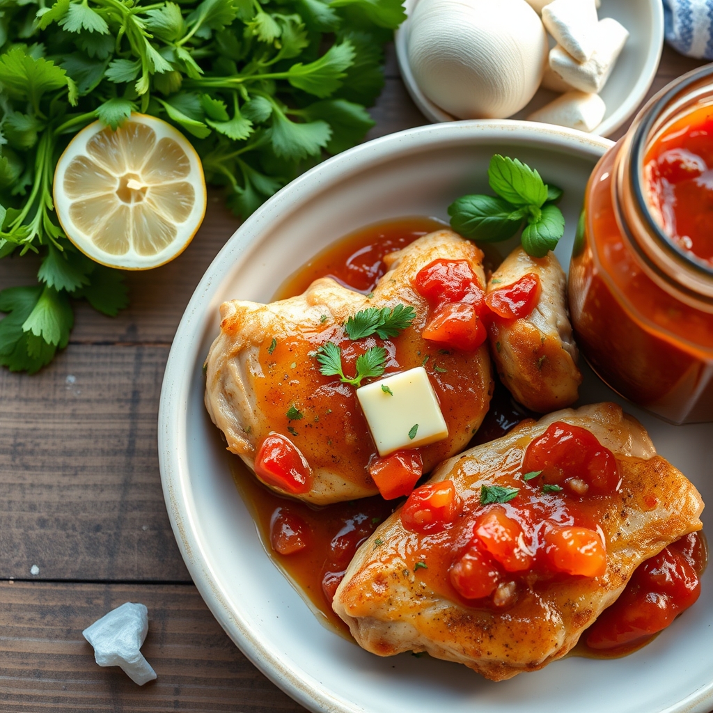 Chicken With Salsa