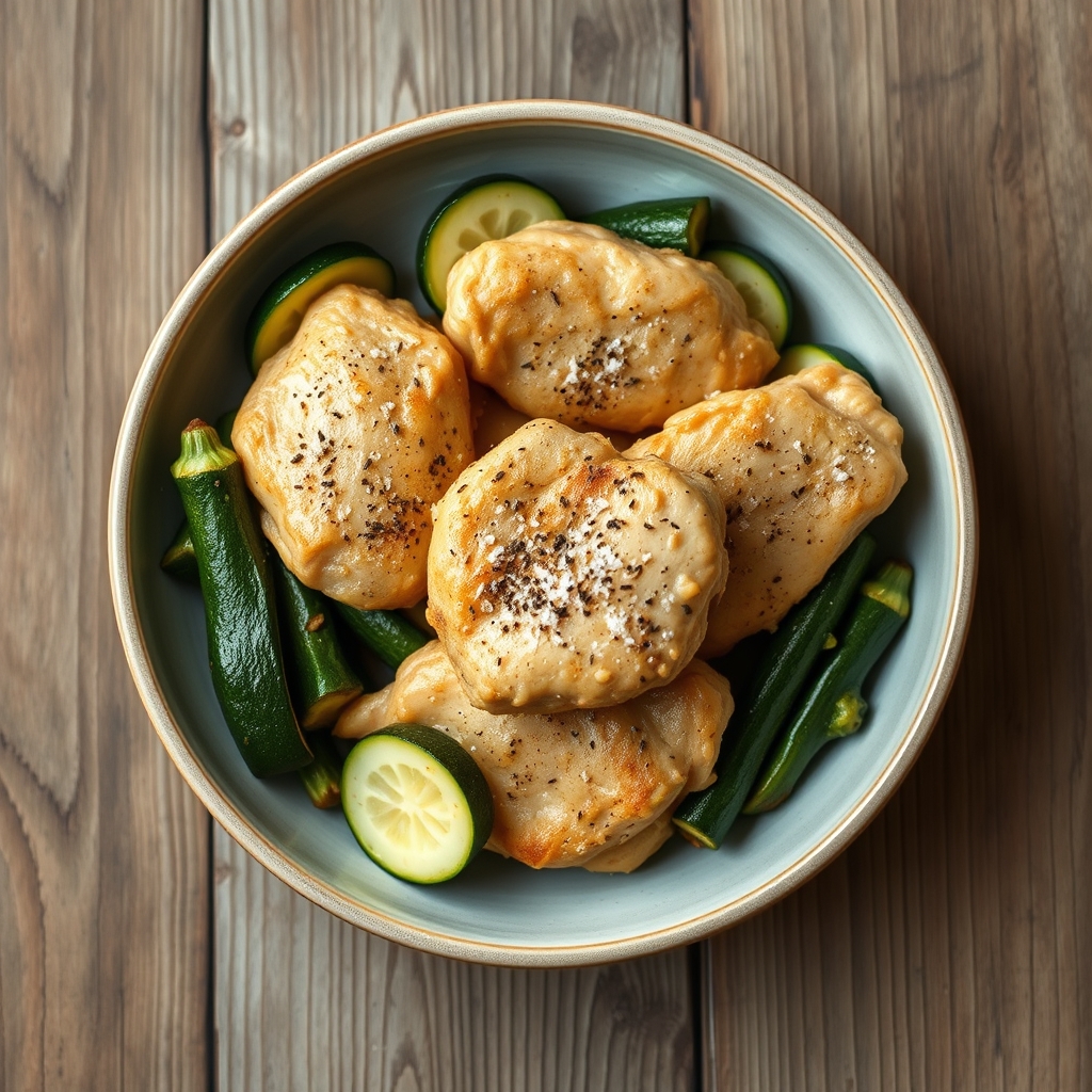 Chicken With Zucchini