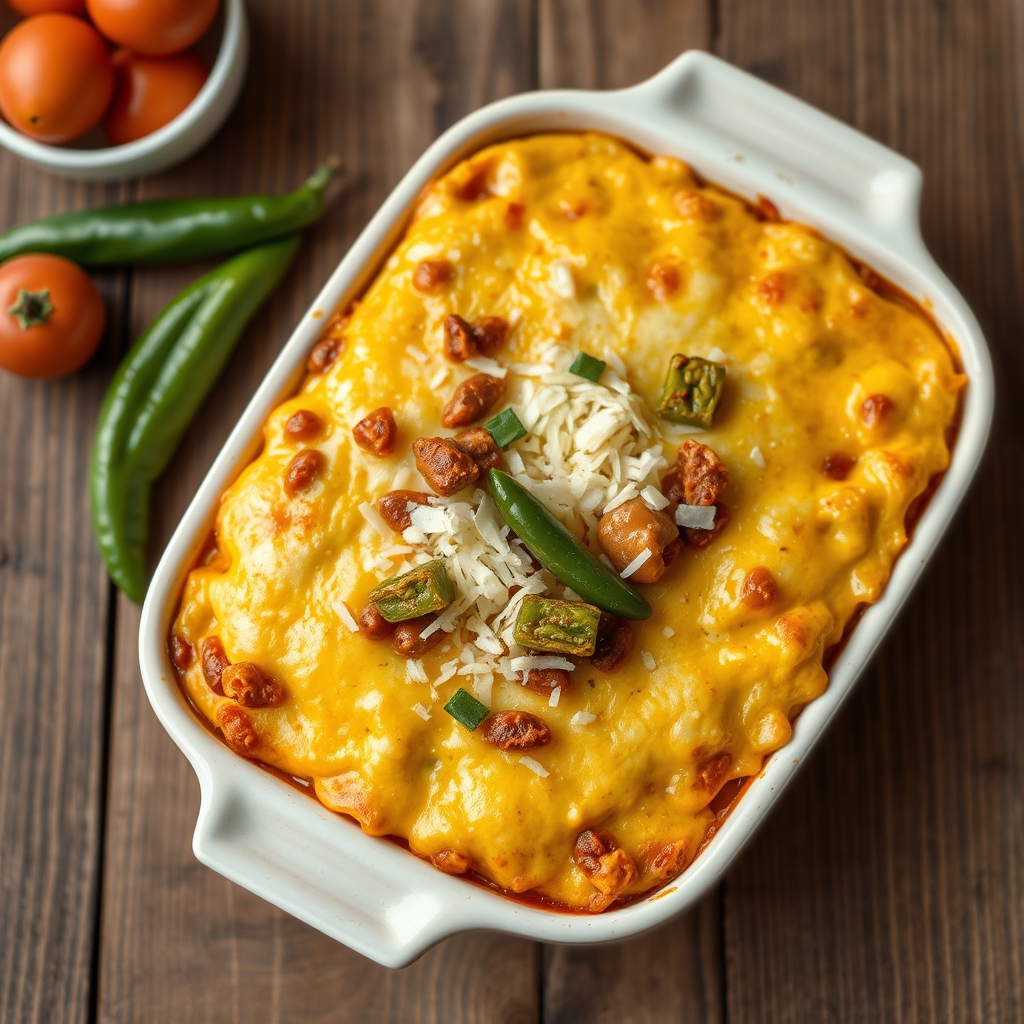 Chili-Pepper Cheese Bake