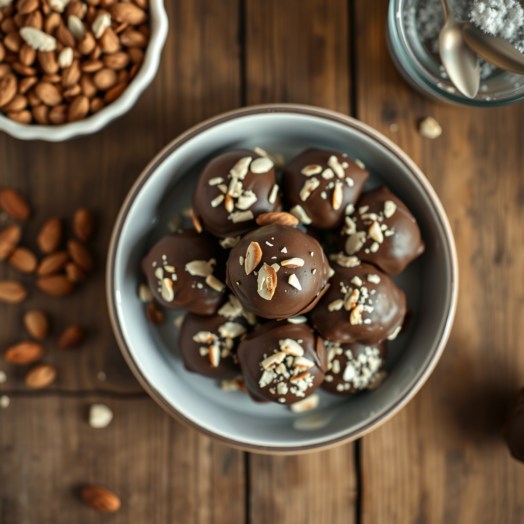 Chocolate Amaretto Truffles