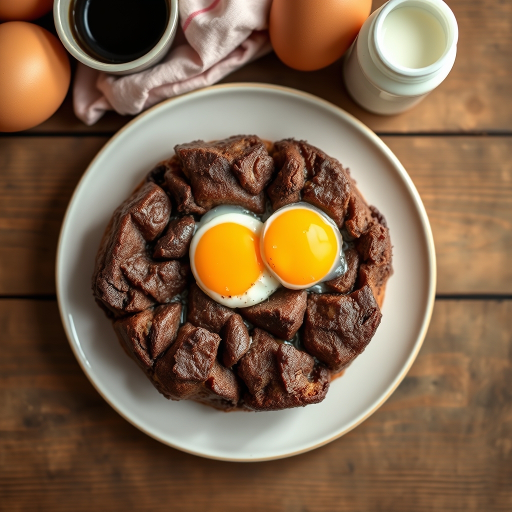 Chocolate Bread Pudding