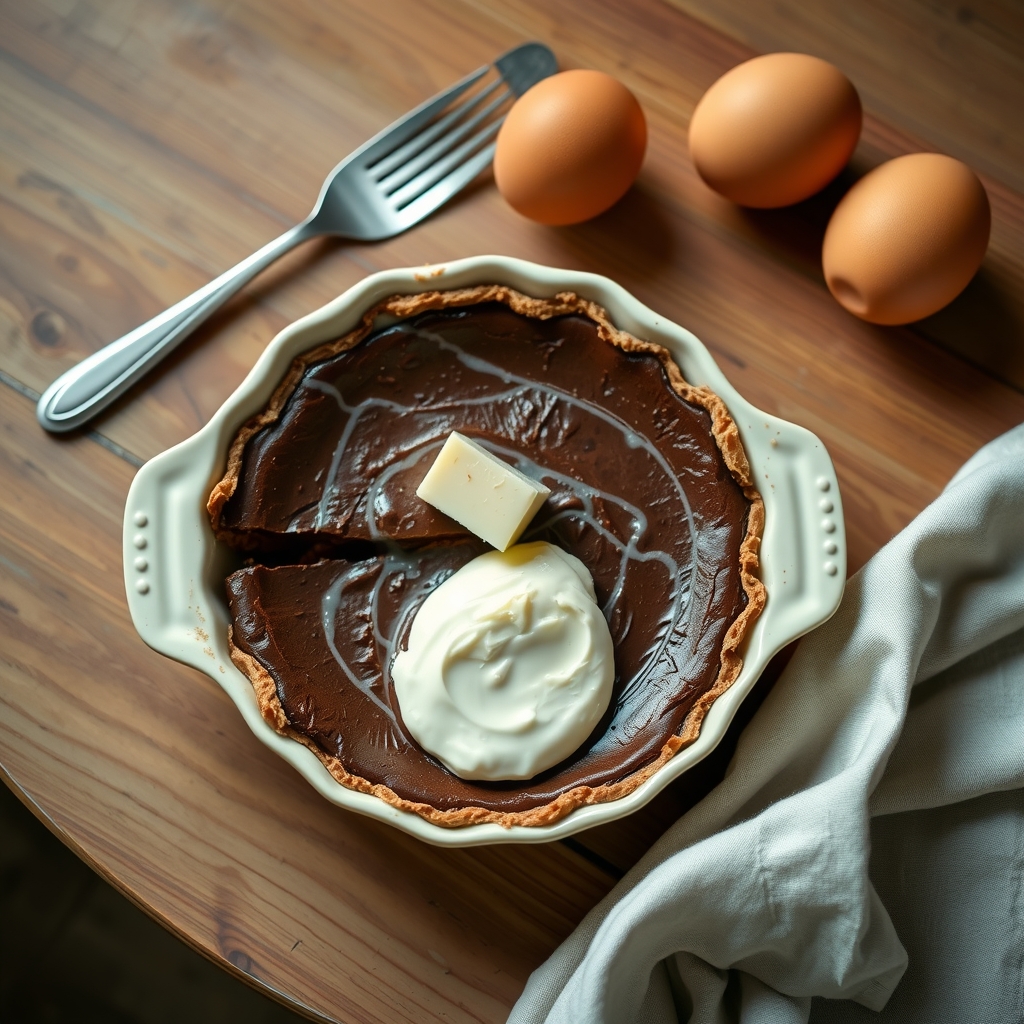Chocolate Chess Pie
